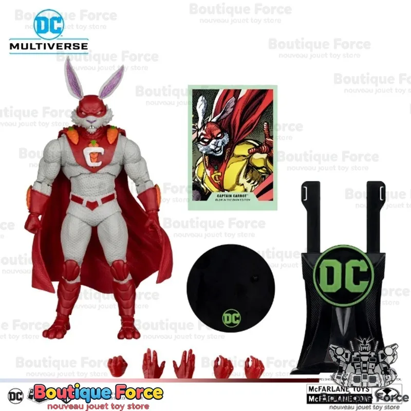 DC Captain Carrot Action Figure Official Licensed Anime Collectible Toy Model for Kids Adults Fans Gift Display Ornament
DC Captain Carrot Action Figure Official Licensed Anime Collectible Toy Model for Kids Adults Fans Gift Display Ornament