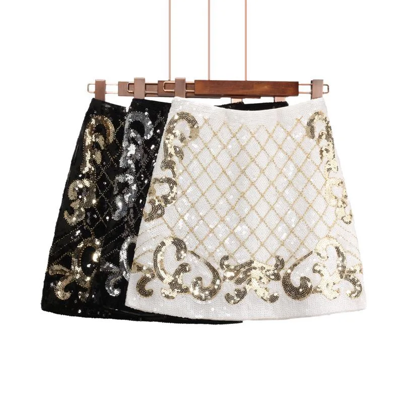 Women's Heavy Industry Studded Pearl Sequins Abstract Pattern High Waist A-line Versatile Half Skirt Large Short Skirt Women's
Women's Heavy Industry Studded Pearl Sequins Abstract Pattern High Waist A-line Versatile Half Skirt Large Short Skirt Women's