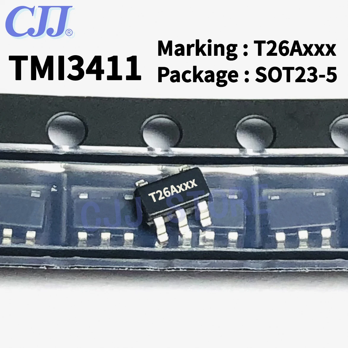 1~6000PCS/Lot TMI3411 Marking T26A T26Ac52 T26Aes1 T26Adf1 SMD IC SOT23-5 New and original Converter
1~6000PCS/Lot TMI3411 Marking T26A T26Ac52 T26Aes1 T26Adf1 SMD IC SOT23-5 New and original Converter