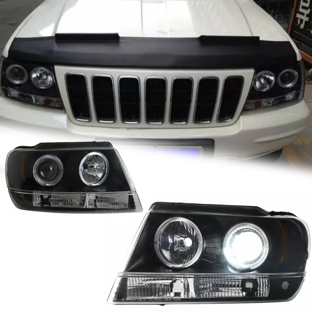 Светодиодные фары для Jeep Grand Cherokee 99-04 Emark Led DRL, автомобильные фары в сборе, аксессуары для сигнала, модифицированная лампа
Светодиодные фары для Jeep Grand Cherokee 99-04 Emark Led DRL, автомобильные фары в сборе, аксессуары для сигнала, модифицированная лампа