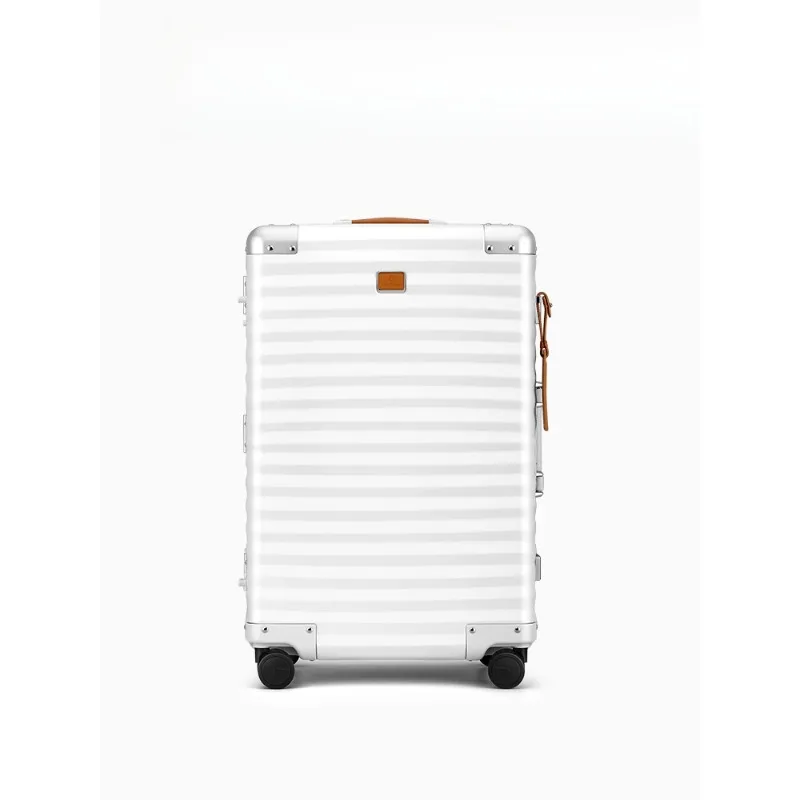 Aluminum frame trolley case universal wheel high-end suitcase retro suitcase 20-inch boarding case leather case
Aluminum frame trolley case universal wheel high-end suitcase retro suitcase 20-inch boarding case leather case