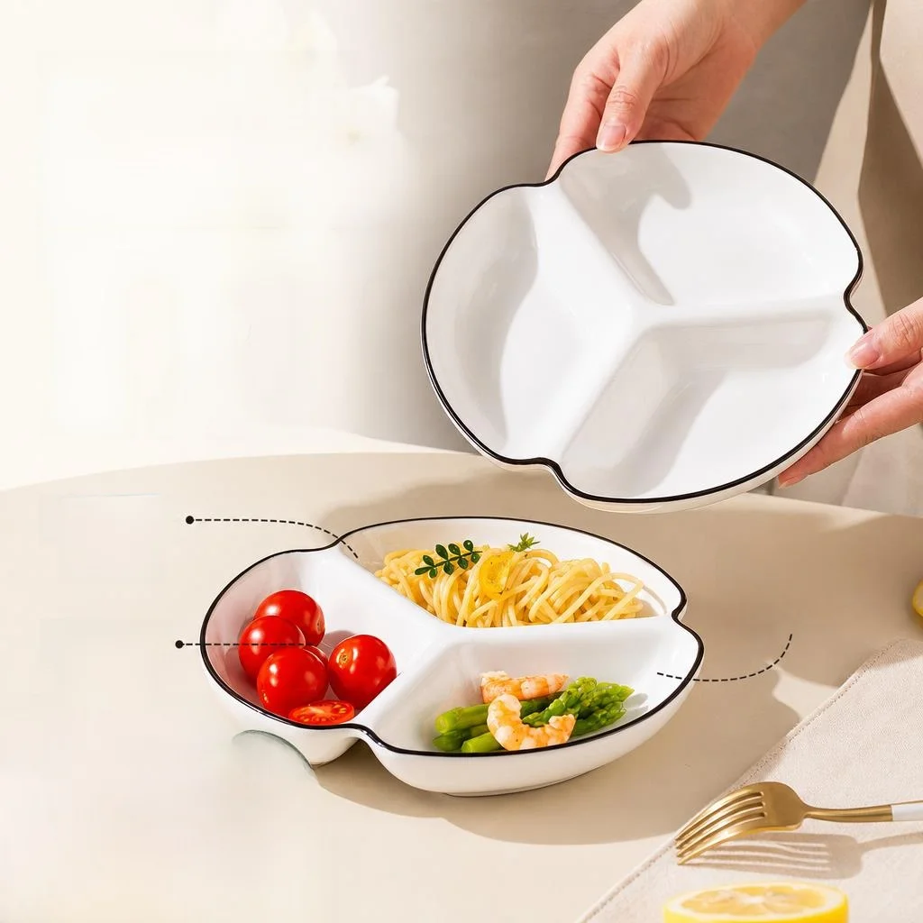 Ladies Special Ceramic Plate for Weight Loss Deep Divided Individual Quantity Separation Dish Nordic Style Pure Color Dish
Ladies Special Ceramic Plate for Weight Loss Deep Divided Individual Quantity Separation Dish Nordic Style Pure Color Dish