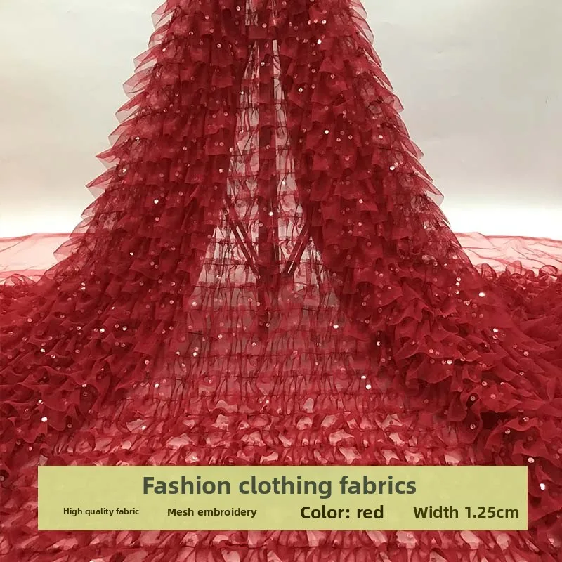 Lace Mesh Sequin Embroidered Fabric for Perspective Dress Set Design Clothing Veil Cloth Diy By The Yard Sewing Material
Lace Mesh Sequin Embroidered Fabric for Perspective Dress Set Design Clothing Veil Cloth Diy By The Yard Sewing Material