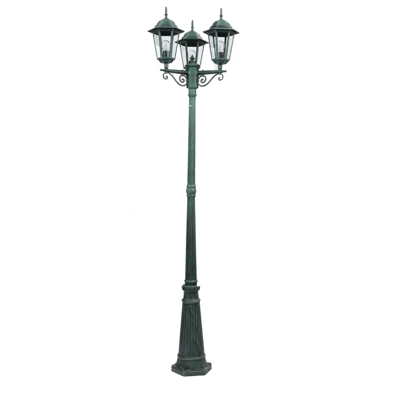 Charming Three Head Design Outdoor Lamp Post Light 3 Head European Style High Pole Street Light Garden Pathway
Charming Three Head Design Outdoor Lamp Post Light 3 Head European Style High Pole Street Light Garden Pathway