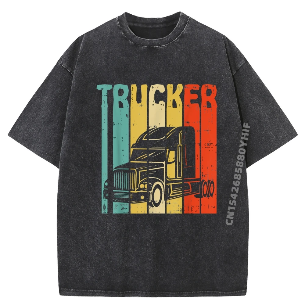 Trucker Retro Truckin Big Rig Luxury Designer Streetwear Tops & Tees Cool Funky Tees Hip Hop Casual Vintage Washed T Shirts
Trucker Retro Truckin Big Rig Luxury Designer Streetwear Tops & Tees Cool Funky Tees Hip Hop Casual Vintage Washed T Shirts