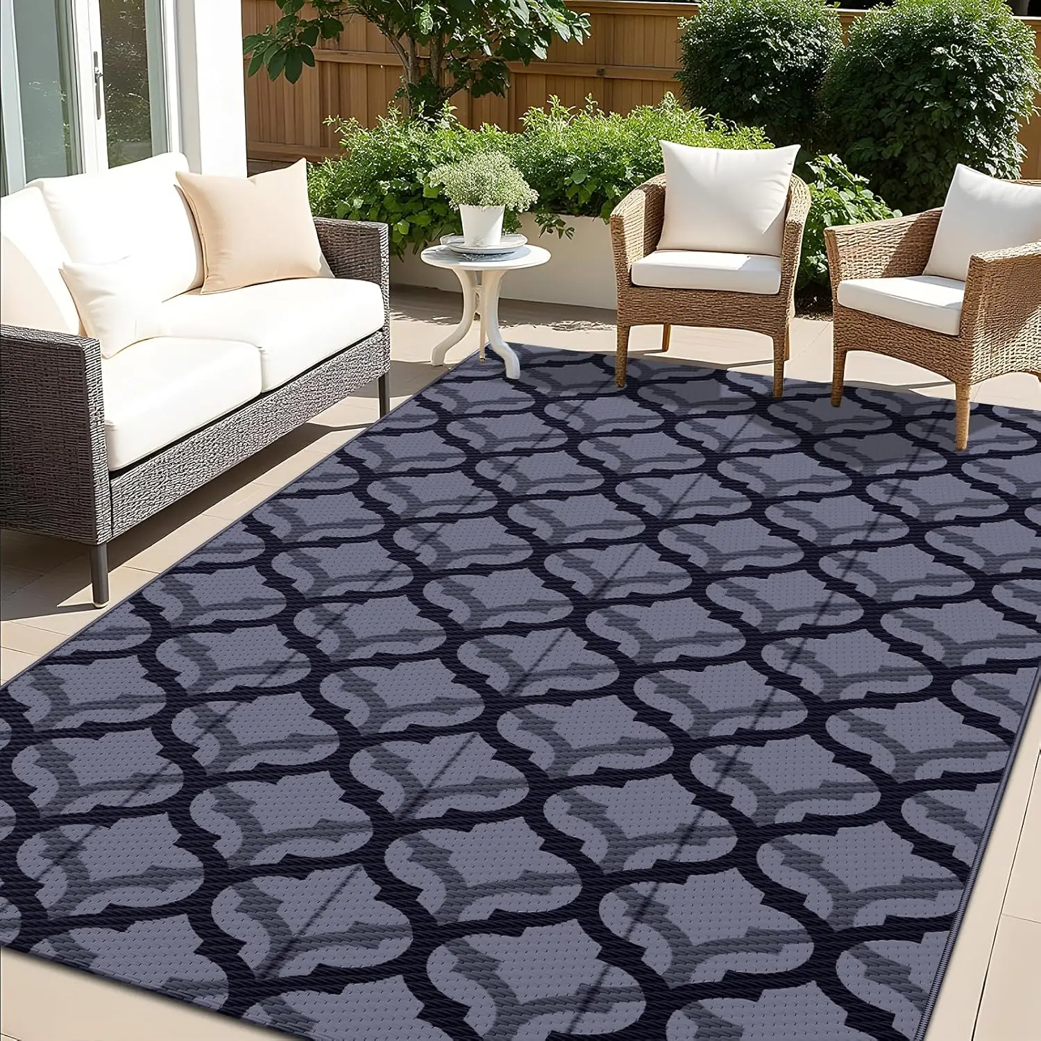 Reversible Outdoor Rug 5x8 ft Clearance, Waterproof Outdoor Plastic Straw Rug with Interlacing Pattern, RV Mat for Patio, Cam
Reversible Outdoor Rug 5x8 ft Clearance, Waterproof Outdoor Plastic Straw Rug with Interlacing Pattern, RV Mat for Patio, Cam