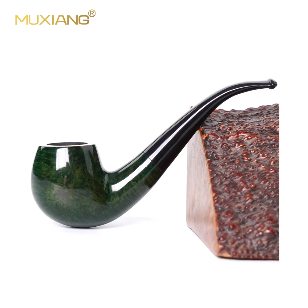 Muxiang Green Tobacco Pipe Italian Made Naturally Stained Hand Crafted Heather Wood Briar Wood Smoking Rainbow Pipe Father Gift
Muxiang Green Tobacco Pipe Italian Made Naturally Stained Hand Crafted Heather Wood Briar Wood Smoking Rainbow Pipe Father Gift