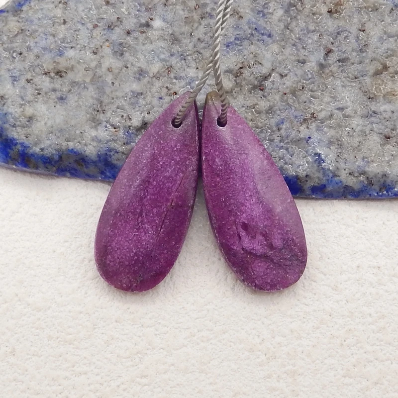 Natural Stone Water Drop Earrings For Women Handmade African Purple Stone Statement Earrings Party Gifts DIY Jewelry25x11x4mm 2g
Natural Stone Water Drop Earrings For Women Handmade African Purple Stone Statement Earrings Party Gifts DIY Jewelry25x11x4mm 2g