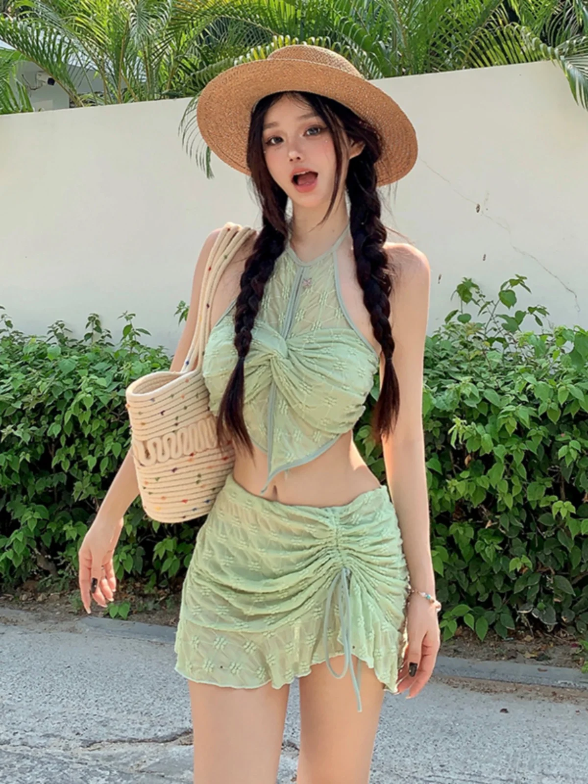 New Sle Milk een Dstring Bikini Set Tee Piece Swimsuit Women's Sexy Beach Vaion Theme Separate Strapl Swimsuit
New Sle Milk een Dstring Bikini Set Tee Piece Swimsuit Women's Sexy Beach Vaion Theme Separate Strapl Swimsuit