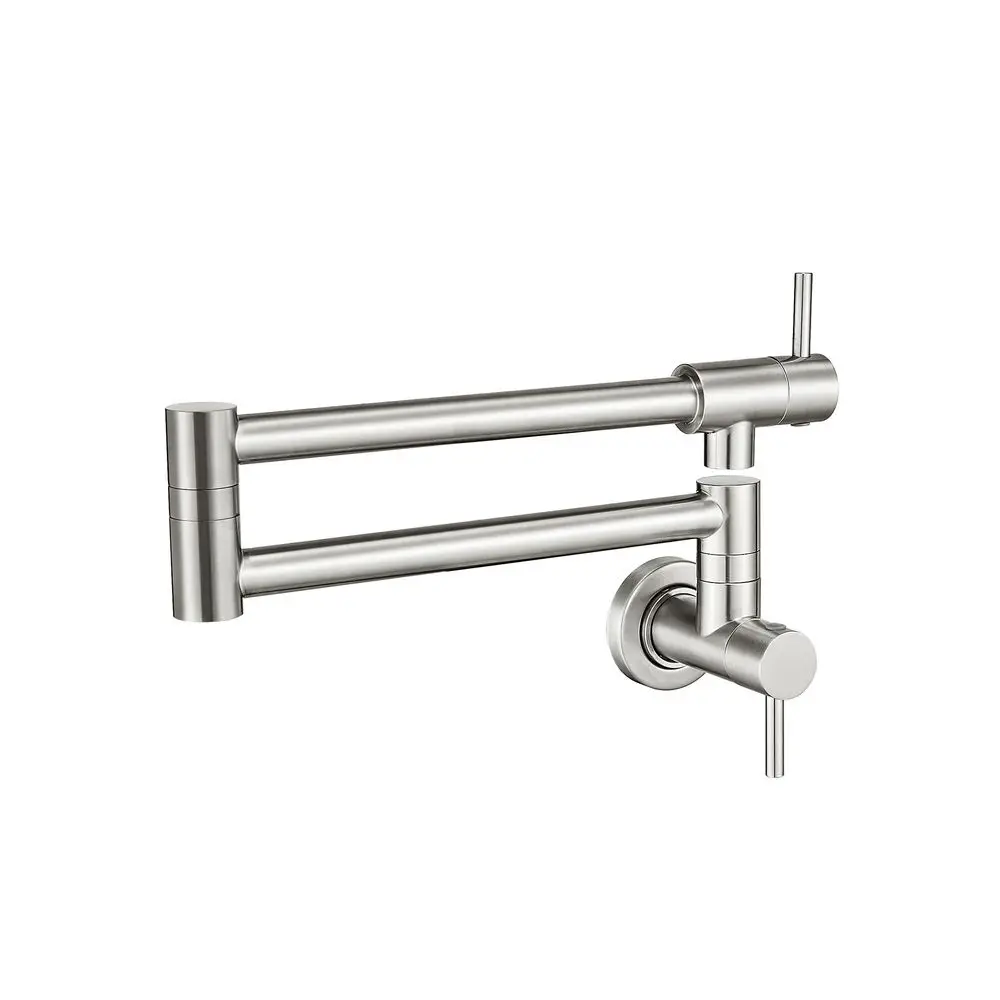 Pot Filler Faucet Brushed Nickel Commercial Wall Mount Stove Faucet Wall Mount Pot Filler Facuet
Pot Filler Faucet Brushed Nickel Commercial Wall Mount Stove Faucet Wall Mount Pot Filler Facuet