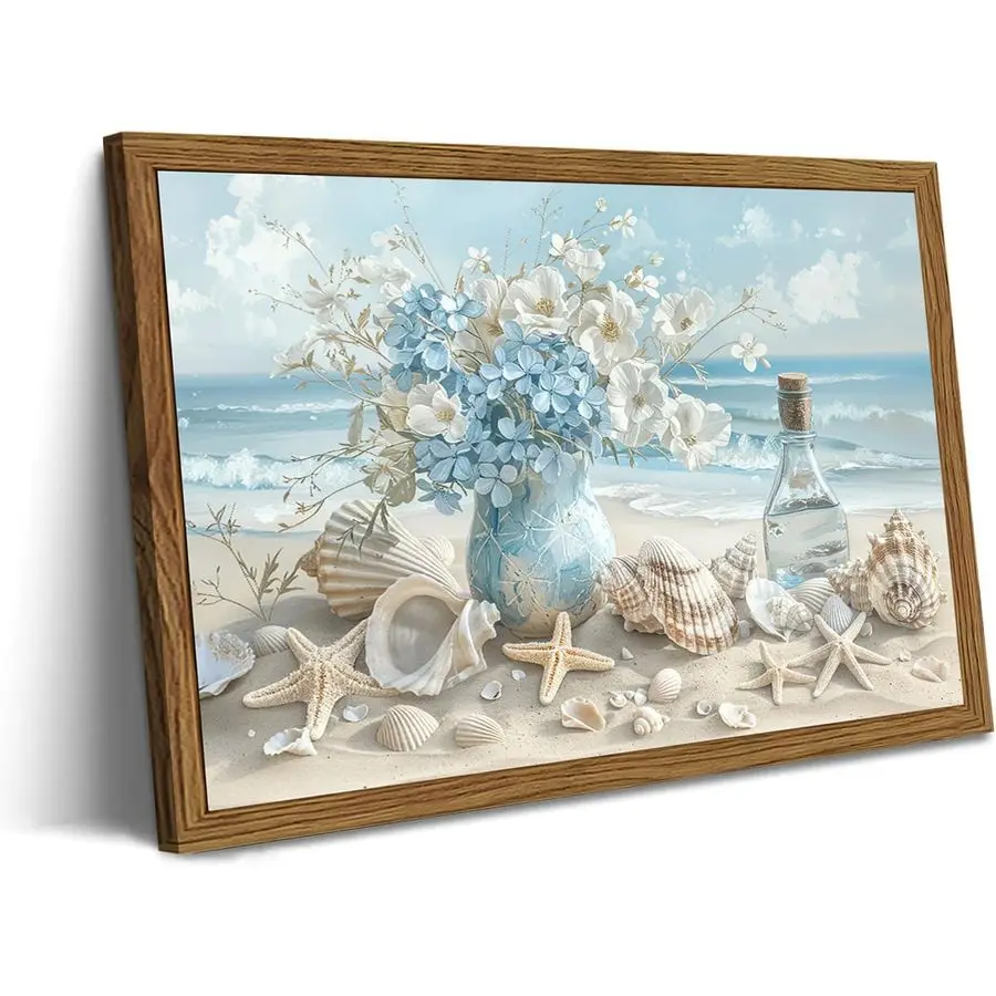 Пляжный холст, настенные картины, синие прибрежные картины, настенные декоративные картины, океан с белыми цветочными принтами в виде ракушек, современный морской пейзаж
Пляжный холст, настенные картины, синие прибрежные картины, настенные декоративные картины, океан с белыми цветочными принтами в виде ракушек, современный морской пейзаж
