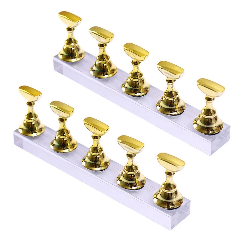 2X New Magnetic Acrylic Manicure Tools Nail Practice Hand Nail Exercises Pedestal
2X New Magnetic Acrylic Manicure Tools Nail Practice Hand Nail Exercises Pedestal