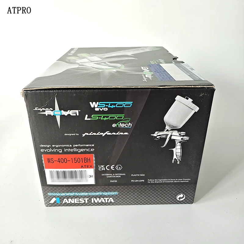 Iwata WS400-1501 BH Supernova Car Spray Gun Spray Can Spray Machine Caliber 1.5 Atomized Fine Save Paint
Iwata WS400-1501 BH Supernova Car Spray Gun Spray Can Spray Machine Caliber 1.5 Atomized Fine Save Paint