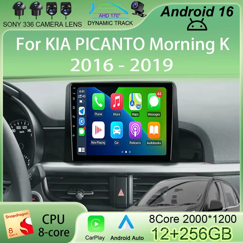 Android 16 Carplay WIFI+4G For KIA PICANTO Morning K 2016 2017 2018 2019 Car Radio Autoradio Multimedia Player Navigation Stereo
Android 16 Carplay WIFI+4G For KIA PICANTO Morning K 2016 2017 2018 2019 Car Radio Autoradio Multimedia Player Navigation Stereo