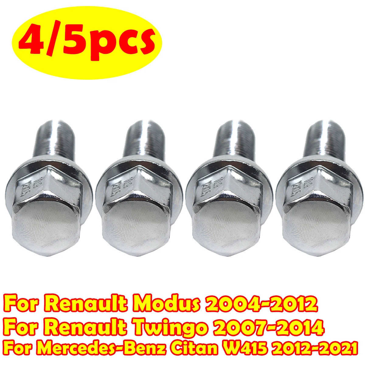4/5pc Car Wheel Tyre Bolt Screw Replace Longer For Mercedes-Benz Citan W415 2012-2021 Renault Twingo Modus Wind
4/5pc Car Wheel Tyre Bolt Screw Replace Longer For Mercedes-Benz Citan W415 2012-2021 Renault Twingo Modus Wind
