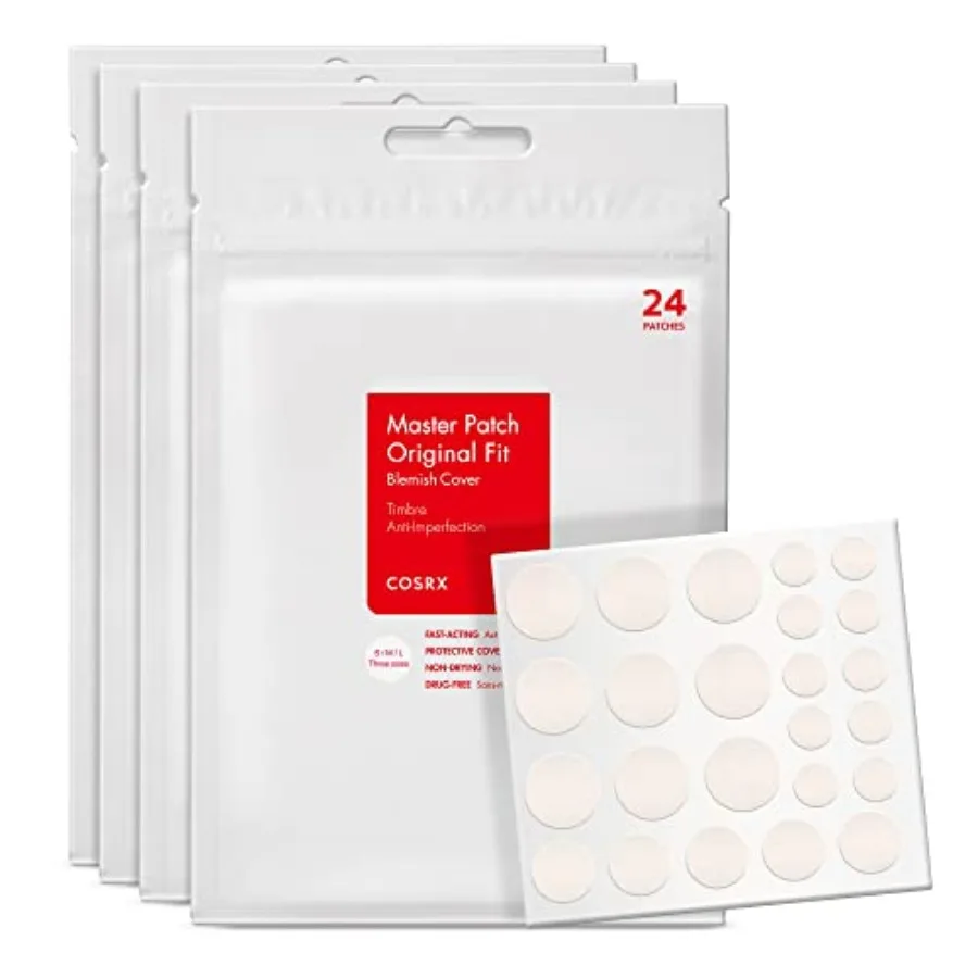 COSRX Acne Pimple Patches Absorbing Hydrocolloid Original 3 Size Patches for Blemishes and Zits Cover, Absorbs Zits and Blemish
COSRX Acne Pimple Patches Absorbing Hydrocolloid Original 3 Size Patches for Blemishes and Zits Cover, Absorbs Zits and Blemish