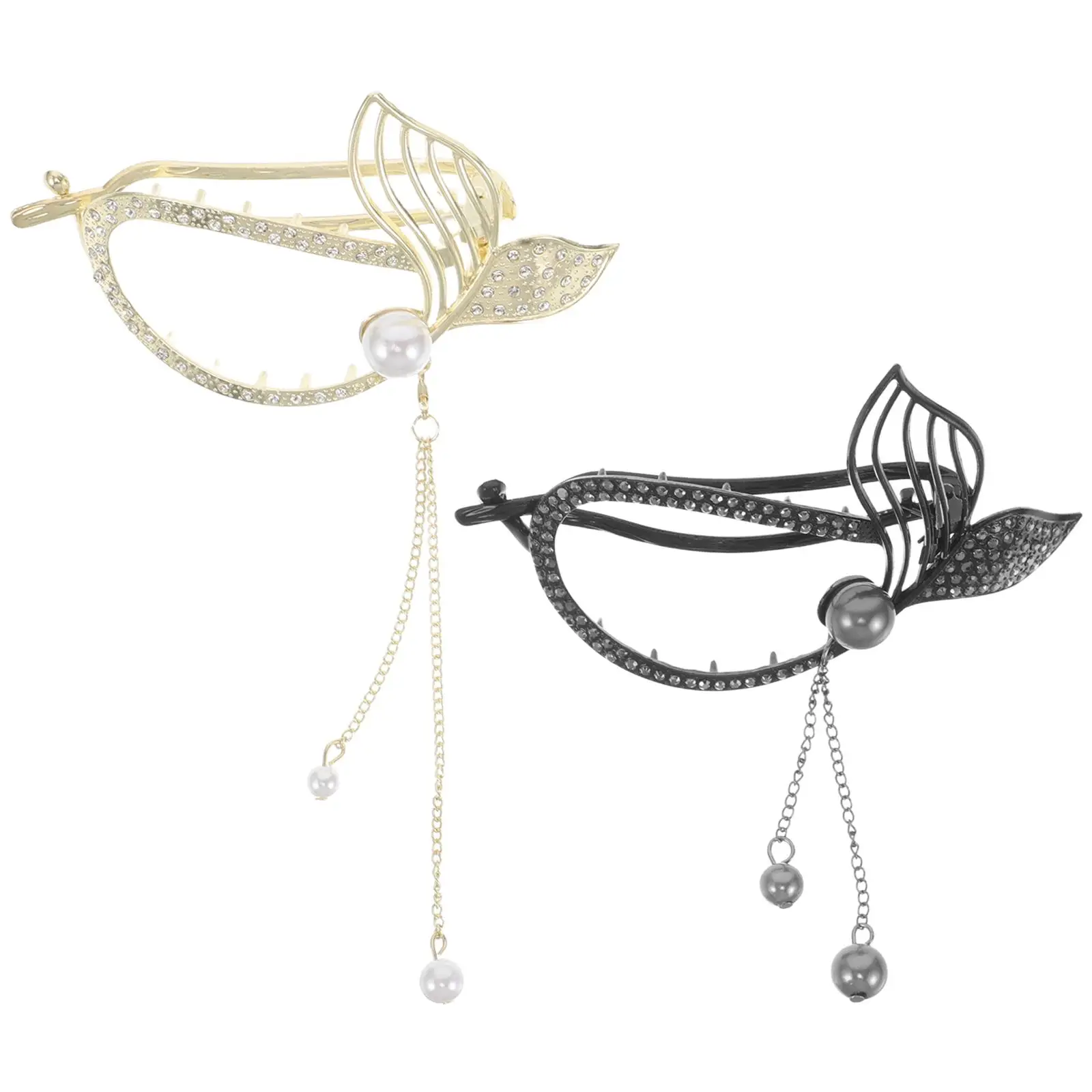 2Pcs Fishtail Twist Clip Hair Accessories Tassel Design Claw Clips for Long Hair French Twist Tool Black Resin Barrette
2Pcs Fishtail Twist Clip Hair Accessories Tassel Design Claw Clips for Long Hair French Twist Tool Black Resin Barrette