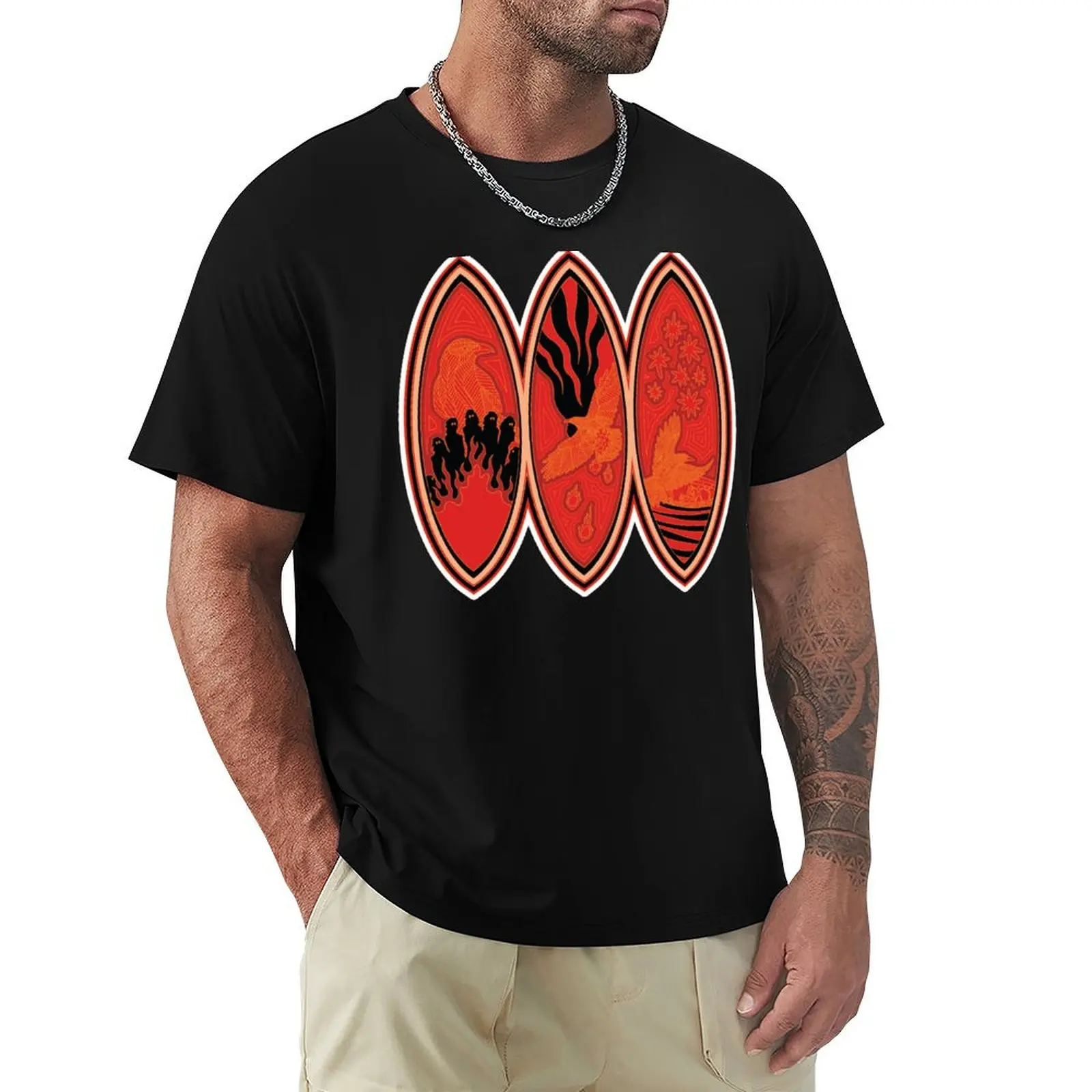 Waa and the Seven Sisters - Aboriginal Art T-Shirt anime clothes custom t shirt fruit of the loom mens t shirts
Waa and the Seven Sisters - Aboriginal Art T-Shirt anime clothes custom t shirt fruit of the loom mens t shirts