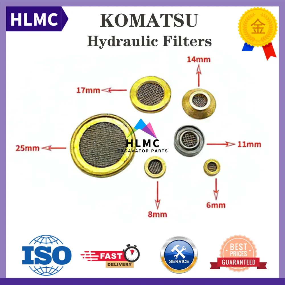 10PCS Hydraulic Filters 20Y-60-31430 708-2L-25480 720-68-11920 702-21-55760 704-28-02751 720-68-15240 702-21-53120 723-40-82220
10PCS Hydraulic Filters 20Y-60-31430 708-2L-25480 720-68-11920 702-21-55760 704-28-02751 720-68-15240 702-21-53120 723-40-82220