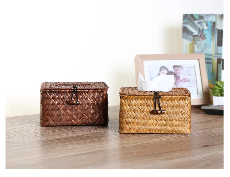 Creative Seagrass Woven Paper Holder Home Office Car Hotel Decorative Storage Box Elastic Closure Bathroom Kitchen Farmhouse
Creative Seagrass Woven Paper Holder Home Office Car Hotel Decorative Storage Box Elastic Closure Bathroom Kitchen Farmhouse
