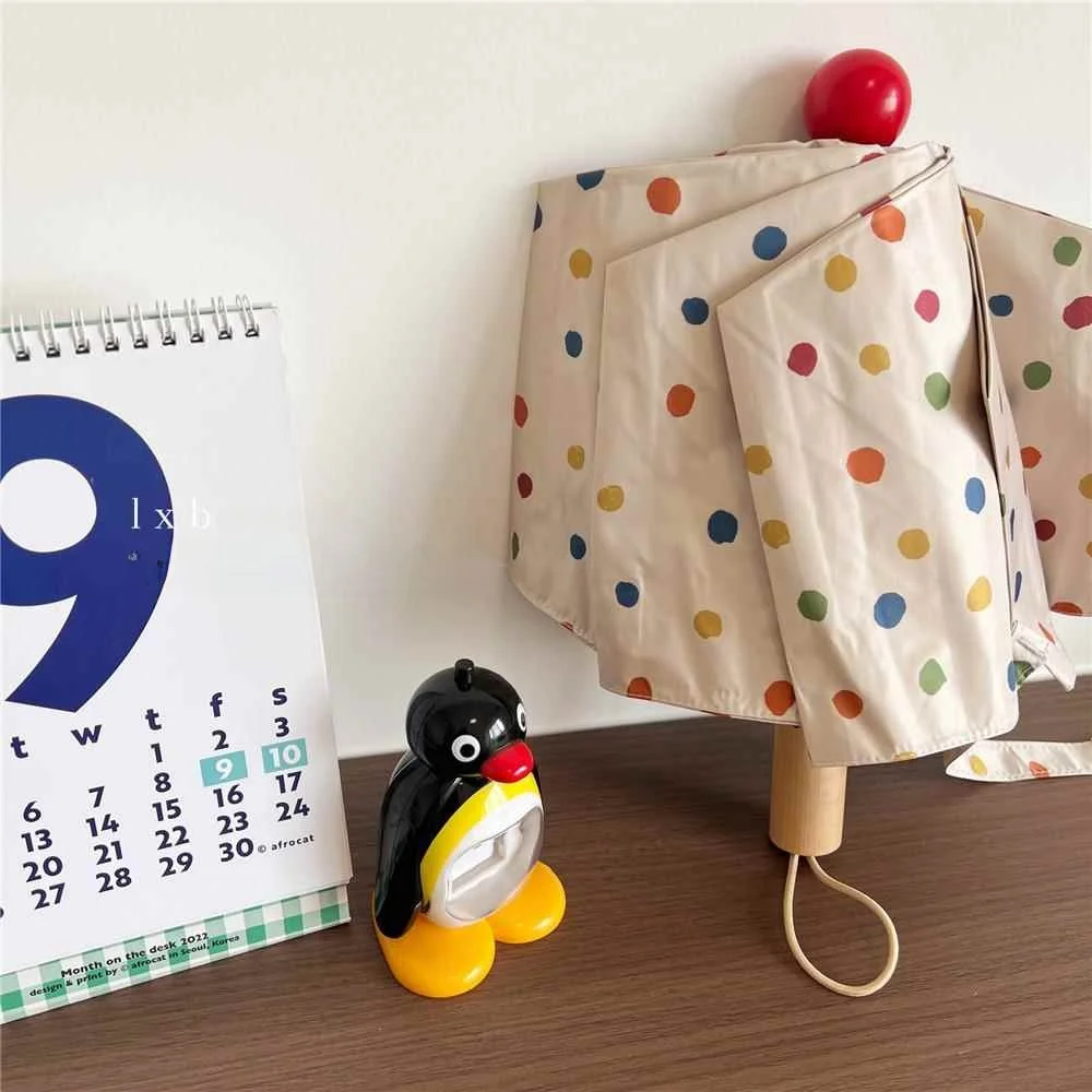 Cute Patterned Japanese Style Polka Dot Umbrella Women's Sunshade Windproof Three Black Glue Rain And Sun Umbrella Red Nose
Cute Patterned Japanese Style Polka Dot Umbrella Women's Sunshade Windproof Three Black Glue Rain And Sun Umbrella Red Nose