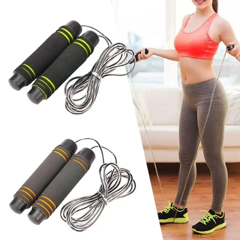 Weighted Skipping Rope Speed Jump Rope Tangles Frees Skipping Rope with Soft Foams Handle for Fitness Workouts Exercise
Weighted Skipping Rope Speed Jump Rope Tangles Frees Skipping Rope with Soft Foams Handle for Fitness Workouts Exercise