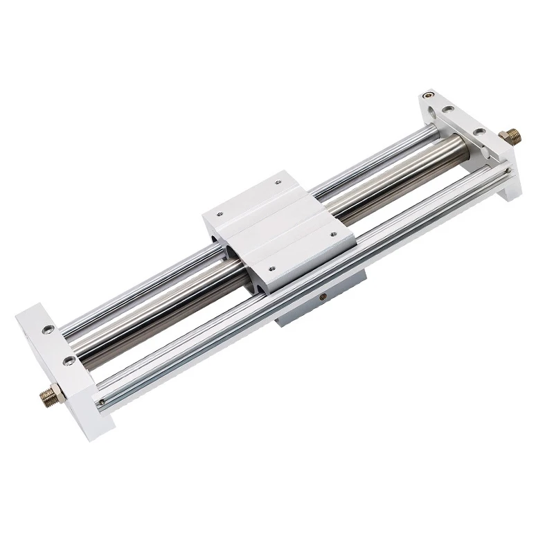 CY1L10 15 20 25 32 40 Magnetic Coupling Rodless Pneumatic Cylinder Hydraulic Adjustment Buffer Long Stroke 100 To 1500mm
CY1L10 15 20 25 32 40 Magnetic Coupling Rodless Pneumatic Cylinder Hydraulic Adjustment Buffer Long Stroke 100 To 1500mm