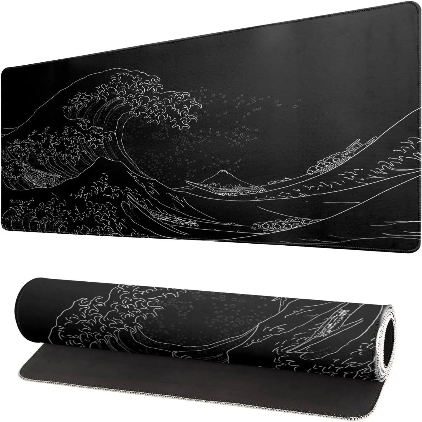 Japanese Sea Wave Large Mouse Pad Mouse Pad Extended Mouse Mat Desk Pad Thick Long Non-Slip Rubber Base 31.5x11.8x0.12 Inch
Japanese Sea Wave Large Mouse Pad Mouse Pad Extended Mouse Mat Desk Pad Thick Long Non-Slip Rubber Base 31.5x11.8x0.12 Inch