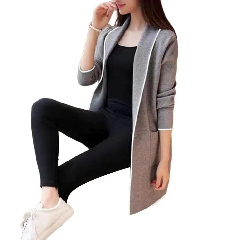 Women Mid Length Jacket Stylish Women's Mid-length Open Stitch Cardigan Warm Coat with Loose Fit Lapel Collar for Fall/winter
Women Mid Length Jacket Stylish Women's Mid-length Open Stitch Cardigan Warm Coat with Loose Fit Lapel Collar for Fall/winter