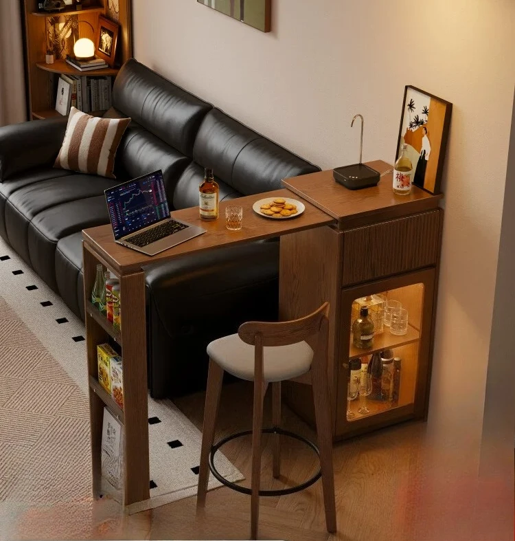 PYJ retractable solid wood living room balcony household partition dining side cabinet small apartment leisure narrow table
PYJ retractable solid wood living room balcony household partition dining side cabinet small apartment leisure narrow table