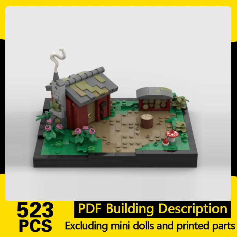 Medieval Castle Model MOC Building Bricks Forest Hermitage Hut Modular Technology Gifts Holiday Assemble Children Toys Suit
Medieval Castle Model MOC Building Bricks Forest Hermitage Hut Modular Technology Gifts Holiday Assemble Children Toys Suit
