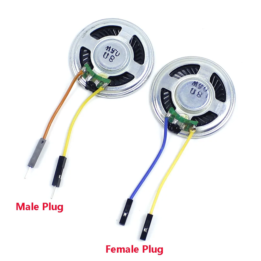 1PCS Speaker 8 Ohm 0.5W Electronic Dog Toy Horn Speaker With Dupont Wire Male Female Plug
1PCS Speaker 8 Ohm 0.5W Electronic Dog Toy Horn Speaker With Dupont Wire Male Female Plug