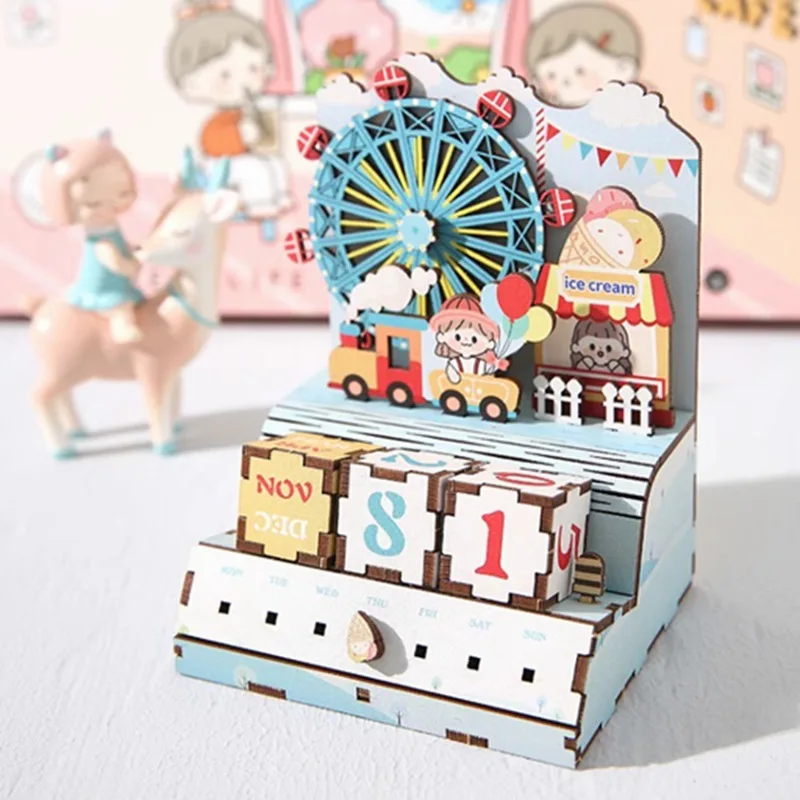 Customized. Ferris Wheel Special-Shaped Desk Calendar 2025 Custom Cartoon Solid Wood Card Desk Calendar New Year Gi
Customized. Ferris Wheel Special-Shaped Desk Calendar 2025 Custom Cartoon Solid Wood Card Desk Calendar New Year Gi
