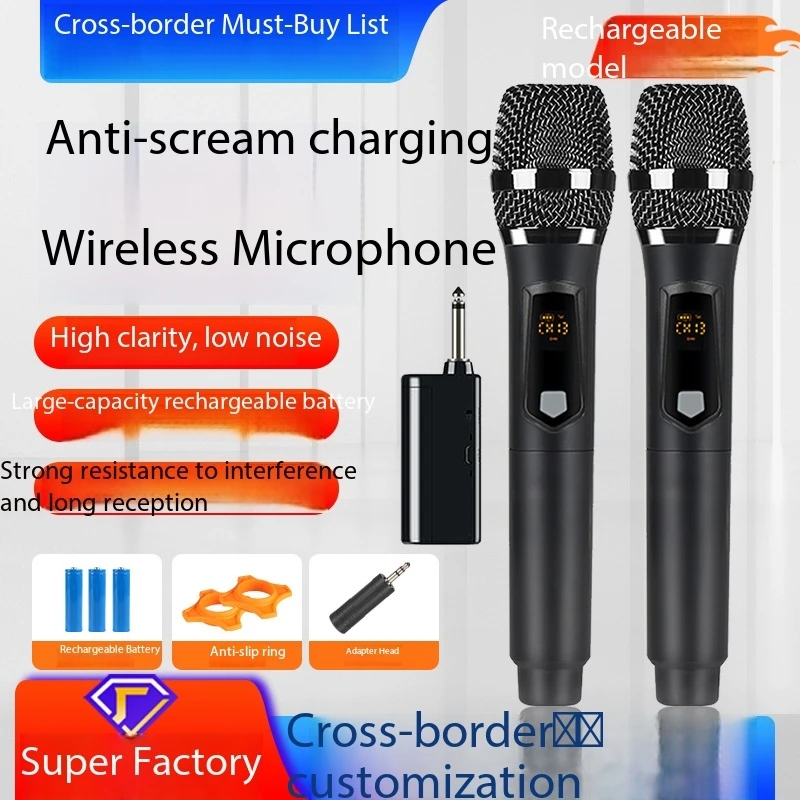 One Drive Two Wireless Microphone U-segment for Karaoke Stage Speeches Wedding Performance Hip Hop Live Broadcast
One Drive Two Wireless Microphone U-segment for Karaoke Stage Speeches Wedding Performance Hip Hop Live Broadcast