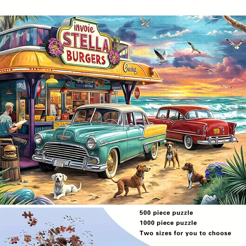 500/1000pcs for adults Jigsaw Puzzle - Challenging Large-Scale Brain Teaser with Complex Pictures, Stress Family Game Night, P
500/1000pcs for adults Jigsaw Puzzle - Challenging Large-Scale Brain Teaser with Complex Pictures, Stress Family Game Night, P