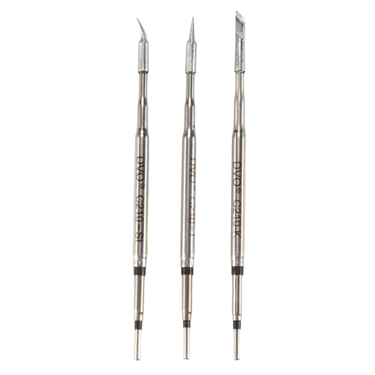 New DVO 3Pcs for JBC C210 Soldering Tips Welding Iron Head for JBC Tips T210 Handle JBC CD-2SD/2SHE Handle Solder Station
New DVO 3Pcs for JBC C210 Soldering Tips Welding Iron Head for JBC Tips T210 Handle JBC CD-2SD/2SHE Handle Solder Station