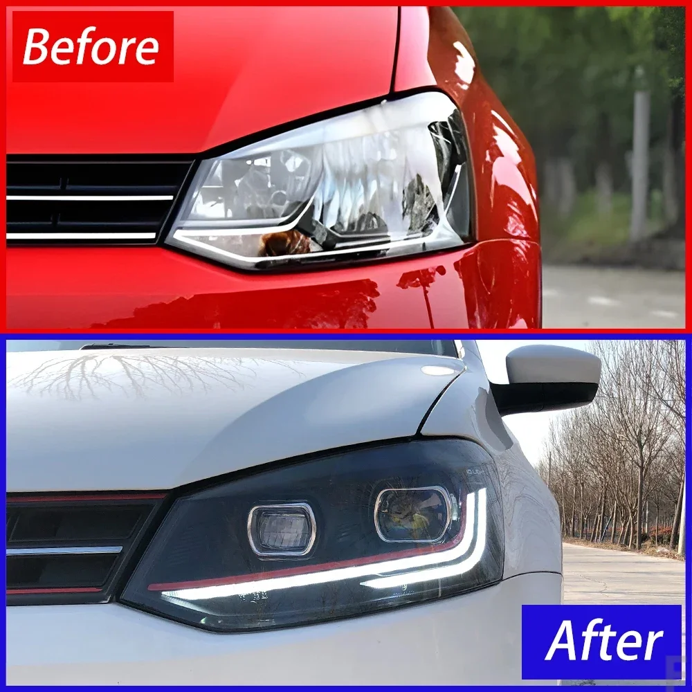 Для Volkswagen Polo 2011-2018 светодиодные автомобильные фары в сборе, обновление 2024, новый дизайн, линзы проектора, автомобильные передние фары, аксессуары
Для Volkswagen Polo 2011-2018 светодиодные автомобильные фары в сборе, обновление 2024, новый дизайн, линзы проектора, автомобильные передние фары, аксессуары