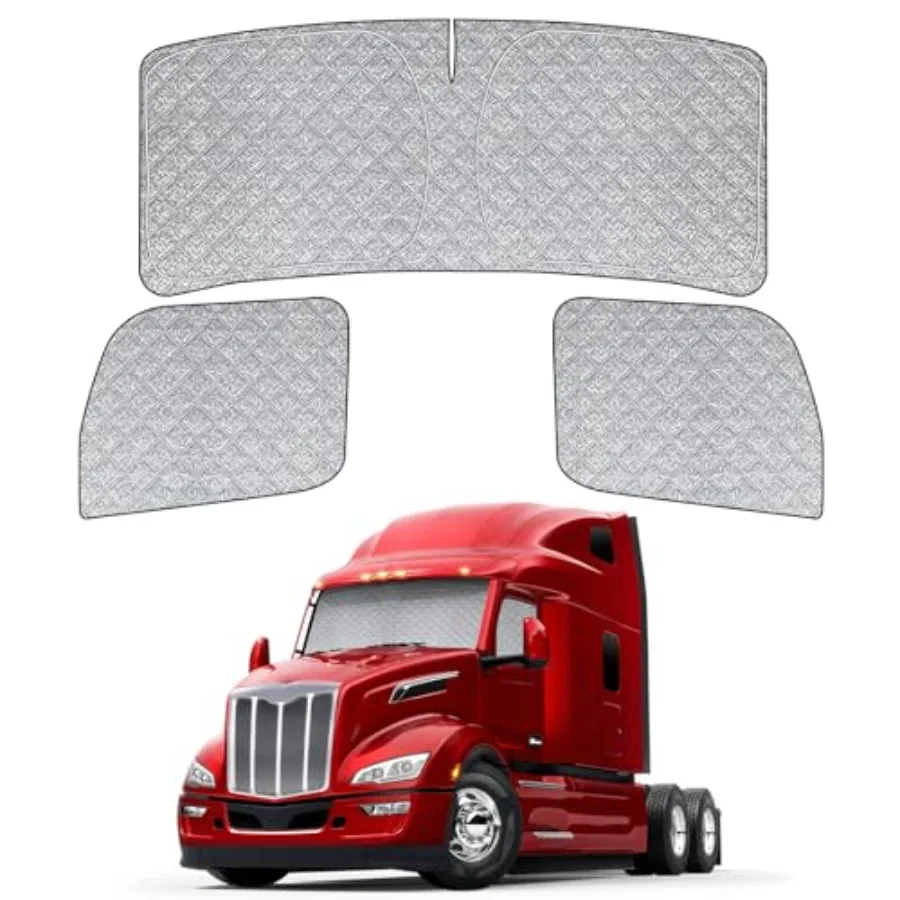 6 Layers Semi Truck Window Shades Custom Fit Peterbilt 579 2022-2026 3 Set Front Windshield and Side Windows Foldable Sun Prote
6 Layers Semi Truck Window Shades Custom Fit Peterbilt 579 2022-2026 3 Set Front Windshield and Side Windows Foldable Sun Prote