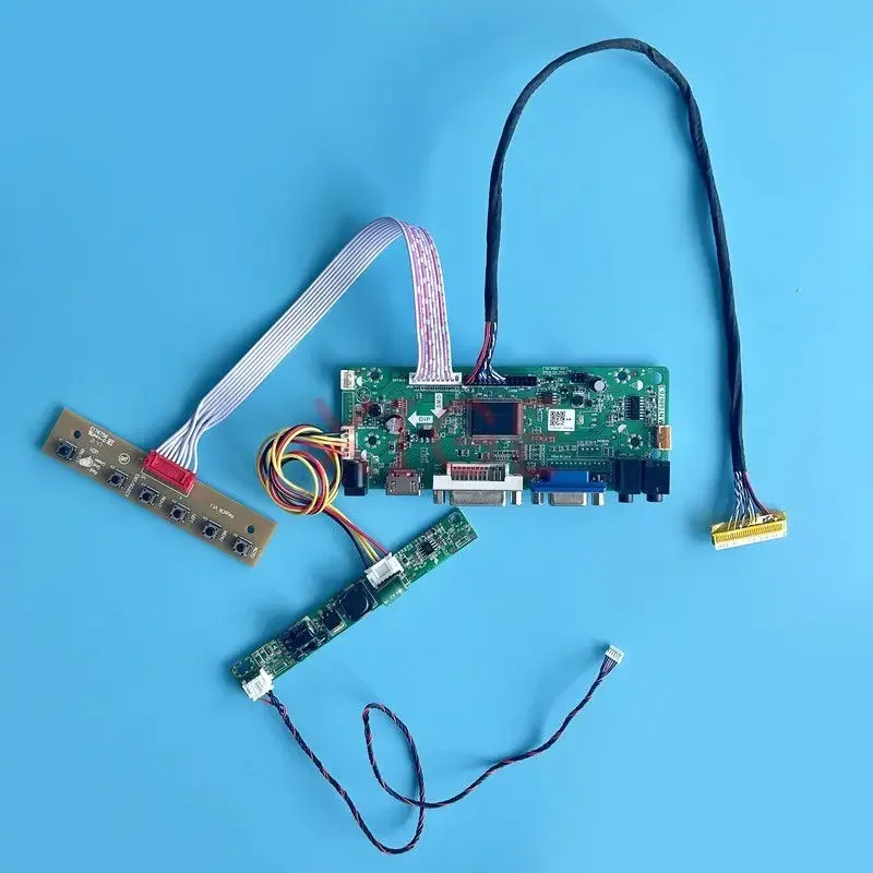 LCD Controller Board Fit M195XTN01 DV185WHM HM185WX1 MT185WHM 19.5" 30-Pin LVDS VGA DVI Kit DIY HDMI-Compatible 1366*768 Monitor
LCD Controller Board Fit M195XTN01 DV185WHM HM185WX1 MT185WHM 19.5" 30-Pin LVDS VGA DVI Kit DIY HDMI-Compatible 1366*768 Monitor