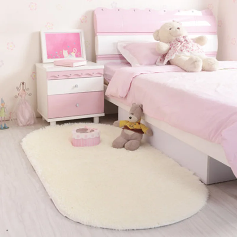 Fluffy Rugs for Bedroom, Shag Cute Area Rug for Girls/Boys and Kids Baby Room Home Decor, 2.6 x 5.3 Feet Oval Indoor Carpet
Fluffy Rugs for Bedroom, Shag Cute Area Rug for Girls/Boys and Kids Baby Room Home Decor, 2.6 x 5.3 Feet Oval Indoor Carpet