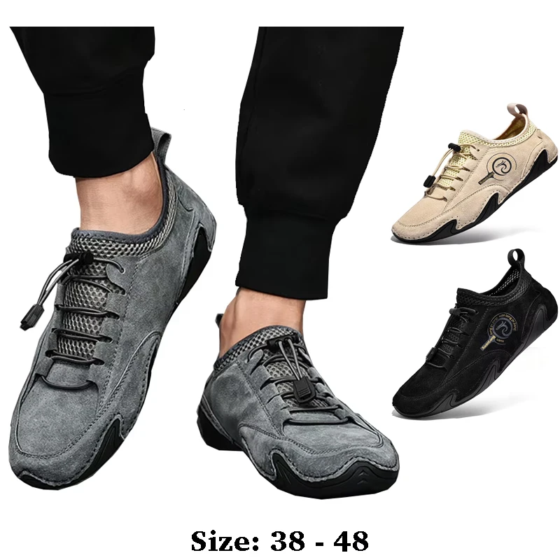high quality leather casual boat shoes for men low cut handmade mesh print size 47 48 new 2025 walking big size shoe grey beige
high quality leather casual boat shoes for men low cut handmade mesh print size 47 48 new 2025 walking big size shoe grey beige