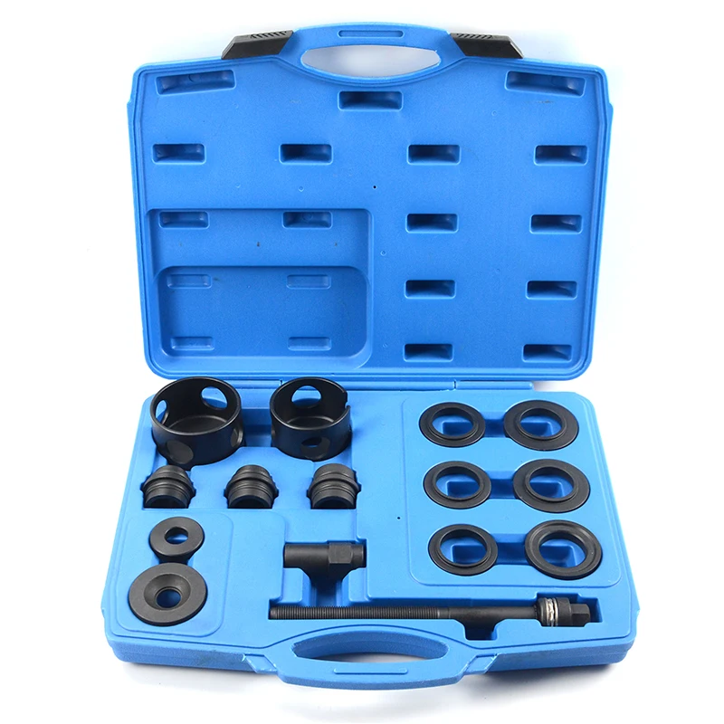 XC6019 Hot Sale 15pcs Bearing Service Tool Kit for Front Wheel Drive Vehicles Car Repair Tool
XC6019 Hot Sale 15pcs Bearing Service Tool Kit for Front Wheel Drive Vehicles Car Repair Tool