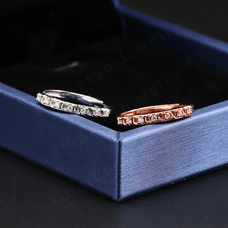 Adjustable Moissanite Ring for Women Dating Rings 925 Sterling Silver D VVS1 Wedding Bands Jewelry
Adjustable Moissanite Ring for Women Dating Rings 925 Sterling Silver D VVS1 Wedding Bands Jewelry