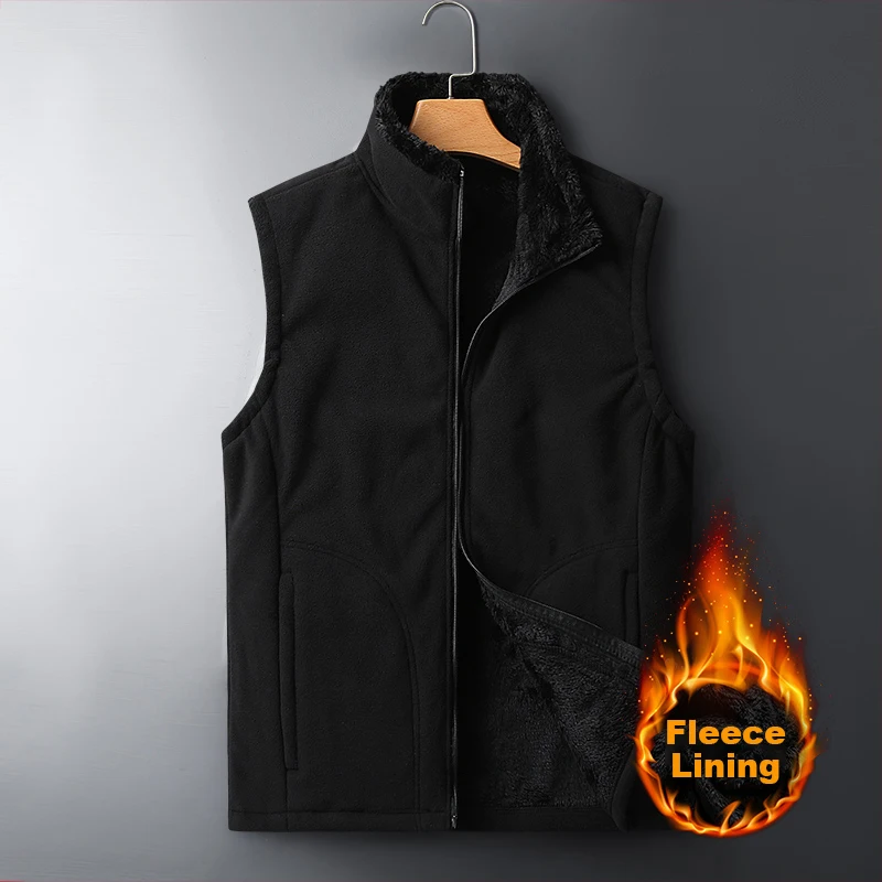New Autumn Men's Vests with Added Fleece Winter Mens Sleeveless Jacket with Lambswool Men Fleece Jacket with Plus Size 8XL 7XL
New Autumn Men's Vests with Added Fleece Winter Mens Sleeveless Jacket with Lambswool Men Fleece Jacket with Plus Size 8XL 7XL
