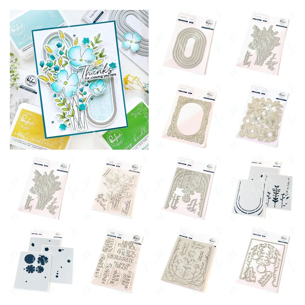 Garden Party Flowers Metal Cutting Dies Clear Stamps Scrapbooking DIY Hot Foil Paper Embossing Stencils Craft Supplies Decor
Garden Party Flowers Metal Cutting Dies Clear Stamps Scrapbooking DIY Hot Foil Paper Embossing Stencils Craft Supplies Decor