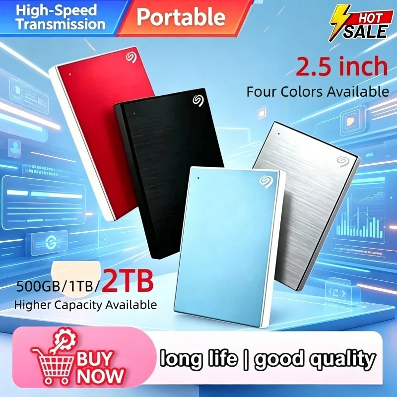 For Seagate External 500GB 1TB Encrypted USB 3.0 Mobile Portable Hard Drive Expansion Capacity, Genuine 4TB Storage
For Seagate External 500GB 1TB Encrypted USB 3.0 Mobile Portable Hard Drive Expansion Capacity, Genuine 4TB Storage
