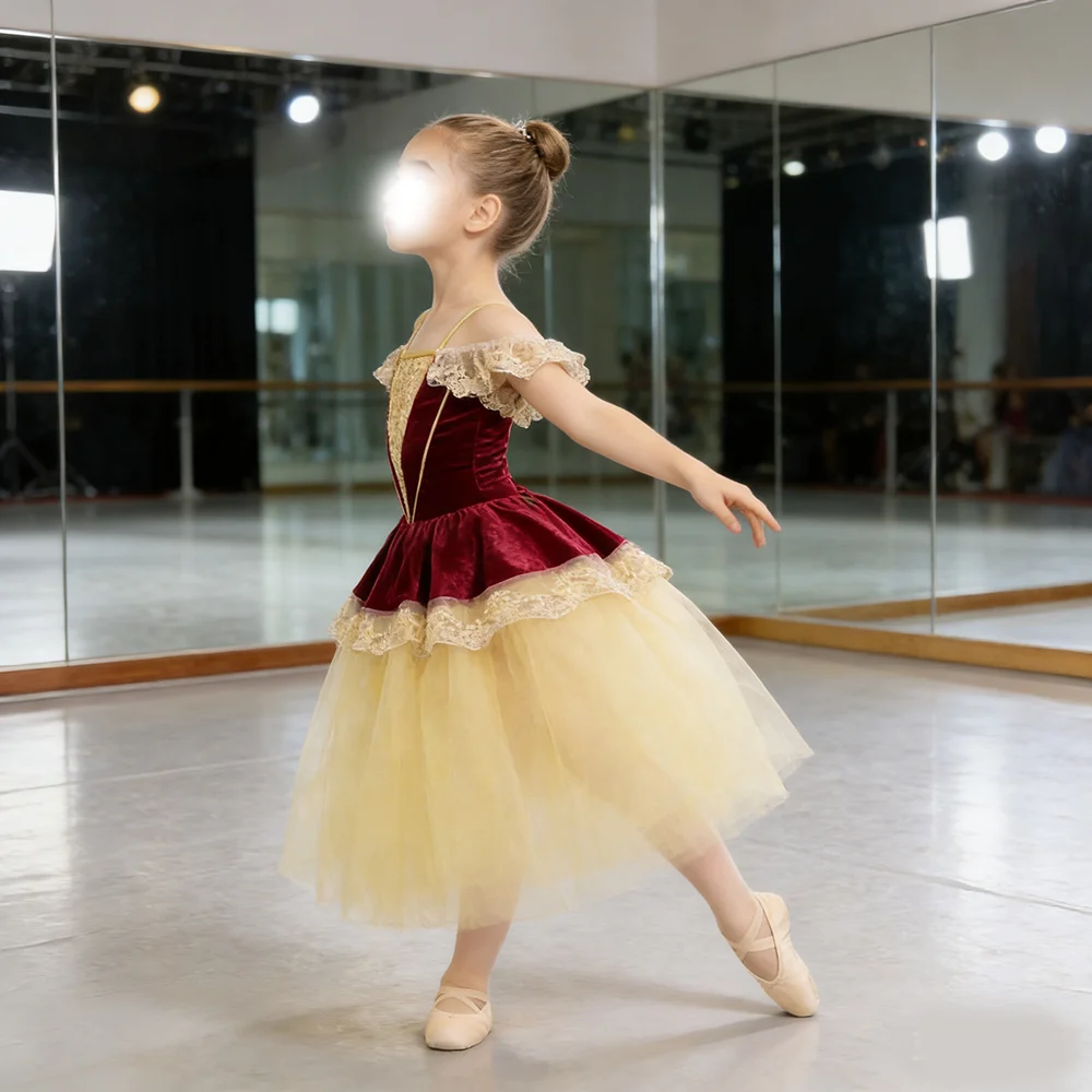 Children’s Glittery Ballet Skirt Dress,Performance Outfit Baroque Style Puff Skirt,Long Dress Performance Attire Stage Wear2157
Children’s Glittery Ballet Skirt Dress,Performance Outfit Baroque Style Puff Skirt,Long Dress Performance Attire Stage Wear2157