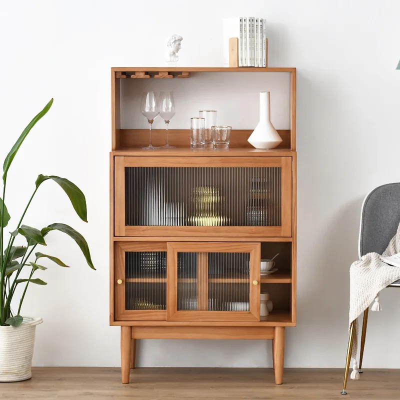 Nordic solid wood side cabinet household kitchen multi-functional cupboard restaurant simple storage
Nordic solid wood side cabinet household kitchen multi-functional cupboard restaurant simple storage