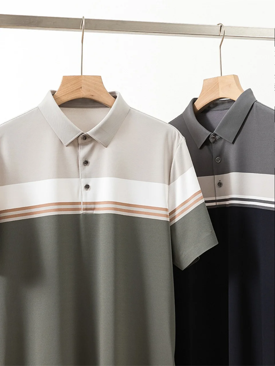 High-End Men's Busin Casual ort Sve irt Lightweight Breathable Silk T-irt Exquisite Skin-friendly for VIP Cu...
High-End Men's Busin Casual ort Sve irt Lightweight Breathable Silk T-irt Exquisite Skin-friendly for VIP Cu...