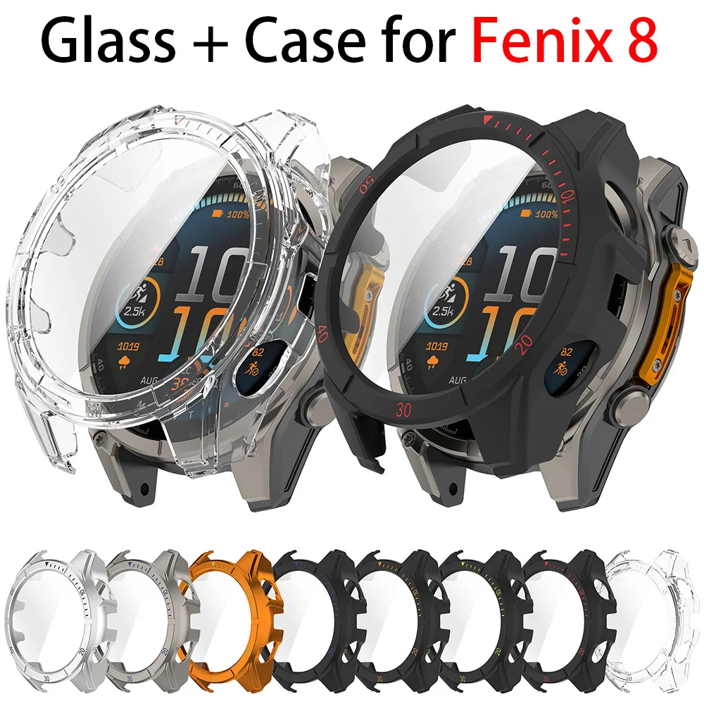 Чехол + стекло для Garmin Fenix 8 43 мм 47 мм 51 мм AMOLED солнечный защитный чехол с защитной пленкой из закаленного стекла 2 в 1
Чехол + стекло для Garmin Fenix 8 43 мм 47 мм 51 мм AMOLED солнечный защитный чехол с защитной пленкой из закаленного стекла 2 в 1